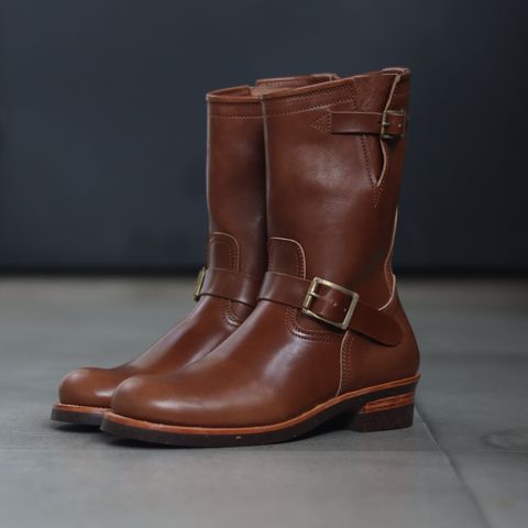 Briselblack The Keeper 'Type 2' Engineer Boot in Toscanello Waxed Horsebutt Maryam Tannery