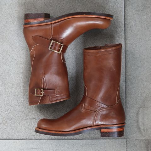 Briselblack The Keeper 'Type 2' Engineer Boot in Toscanello Waxed Horsebutt Maryam Tannery