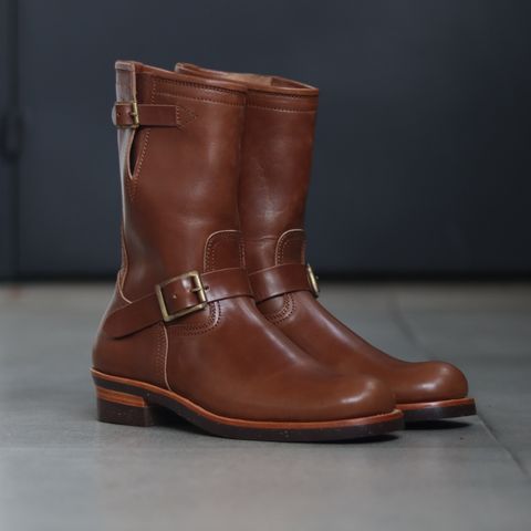 Briselblack The Keeper 'Type 2' Engineer Boot in Toscanello Waxed Horsebutt Maryam Tannery