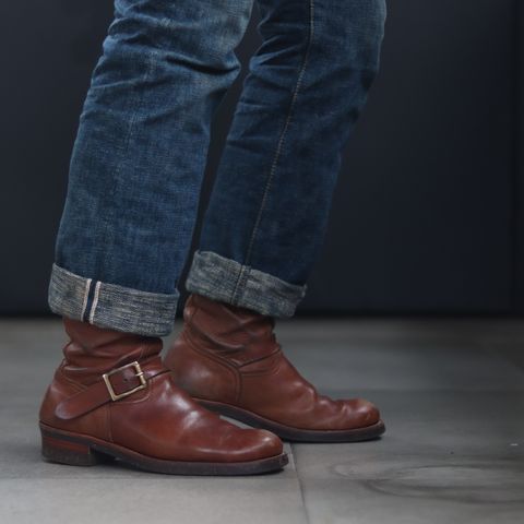 Briselblack The Keeper 'Type 2' Engineer Boot in Toscanello Waxed Horsebutt Maryam Tannery