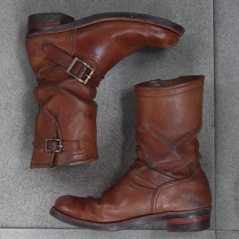 Briselblack The Keeper 'Type 2' Engineer Boot in Toscanello Waxed Horsebutt Maryam Tannery