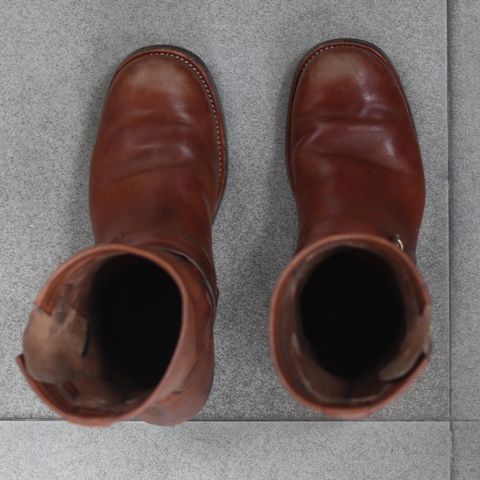 Briselblack The Keeper 'Type 2' Engineer Boot in Toscanello Waxed Horsebutt Maryam Tannery
