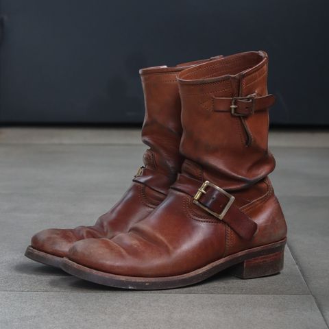 Briselblack The Keeper 'Type 2' Engineer Boot in Toscanello Waxed Horsebutt Maryam Tannery