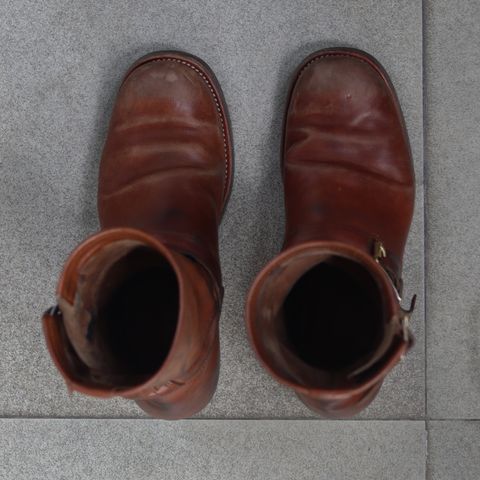 Briselblack The Keeper 'Type 2' Engineer Boot in Toscanello Waxed Horsebutt Maryam Tannery