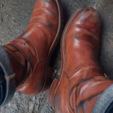 Briselblack The Keeper 'Type 2' Engineer Boot in Toscanello Waxed Horsebutt Maryam Tannery