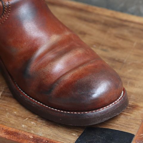 Briselblack The Keeper 'Type 2' Engineer Boot in Toscanello Waxed Horsebutt Maryam Tannery