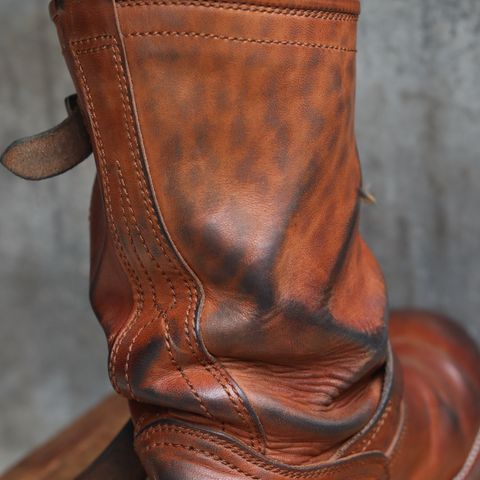 Briselblack The Keeper 'Type 2' Engineer Boot in Toscanello Waxed Horsebutt Maryam Tannery