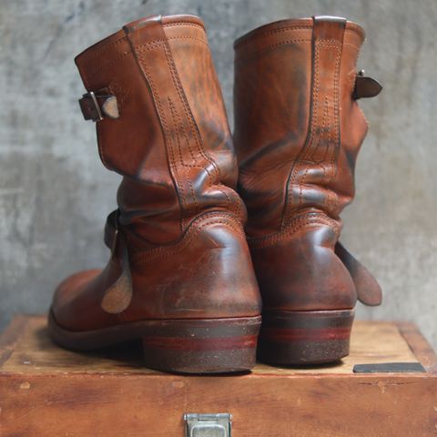 Briselblack The Keeper 'Type 2' Engineer Boot in Toscanello Waxed Horsebutt Maryam Tannery