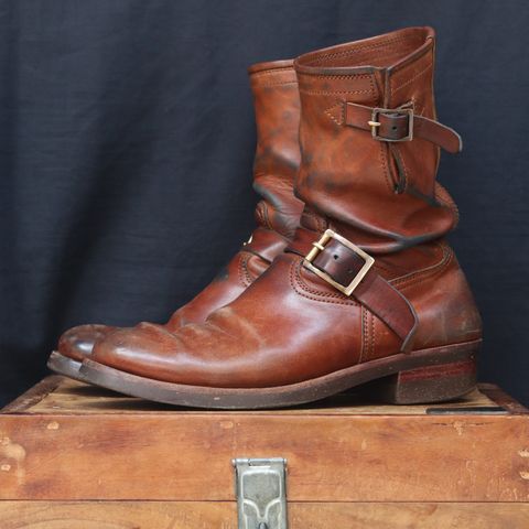 Briselblack The Keeper 'Type 2' Engineer Boot in Toscanello Waxed Horsebutt Maryam Tannery