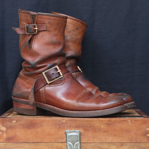 Briselblack The Keeper 'Type 2' Engineer Boot in Toscanello Waxed Horsebutt Maryam Tannery
