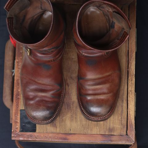 Briselblack The Keeper 'Type 2' Engineer Boot in Toscanello Waxed Horsebutt Maryam Tannery
