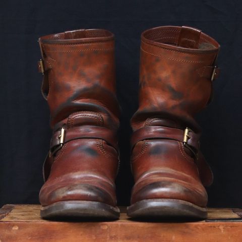 Briselblack The Keeper 'Type 2' Engineer Boot in Toscanello Waxed Horsebutt Maryam Tannery