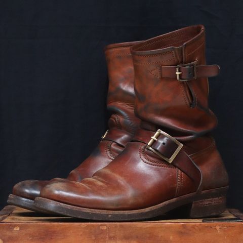 Briselblack The Keeper 'Type 2' Engineer Boot in Toscanello Waxed Horsebutt Maryam Tannery