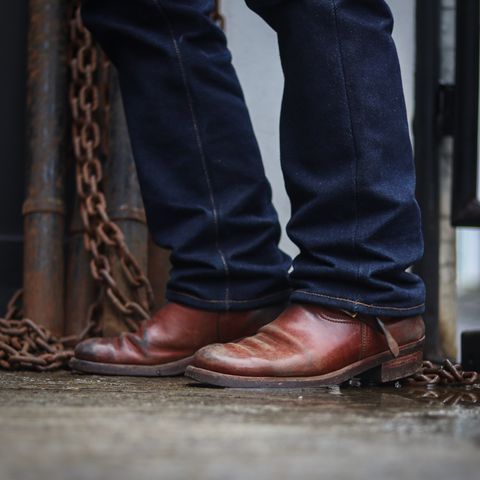 Briselblack The Keeper 'Type 2' Engineer Boot in Toscanello Waxed Horsebutt Maryam Tannery