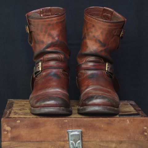 Briselblack The Keeper 'Type 2' Engineer Boot in Toscanello Waxed Horsebutt Maryam Tannery
