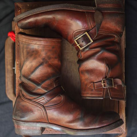 Briselblack The Keeper 'Type 2' Engineer Boot in Toscanello Waxed Horsebutt Maryam Tannery