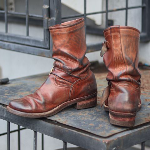 Briselblack The Keeper 'Type 2' Engineer Boot in Toscanello Waxed Horsebutt Maryam Tannery