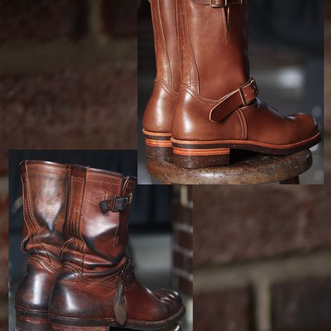 Briselblack The Keeper 'Type 2' Engineer Boot in Toscanello Waxed Horsebutt Maryam Tannery