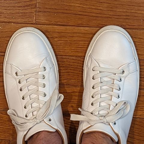 Thursday Premier Low Top in White Italian Nappa