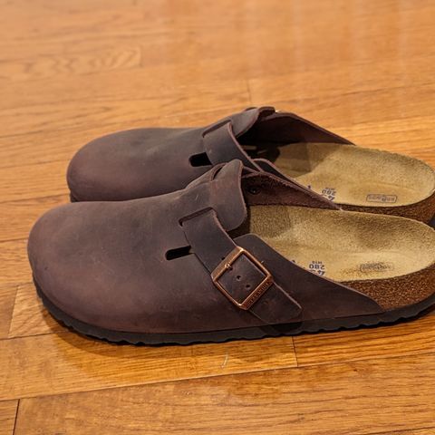 Birkenstock Boston in Habana Oiled Leather