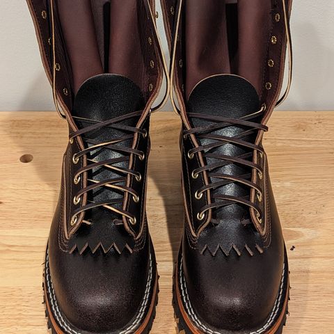 Nicks Lace to Toe Heritage in Horween Brown Waxed Flesh