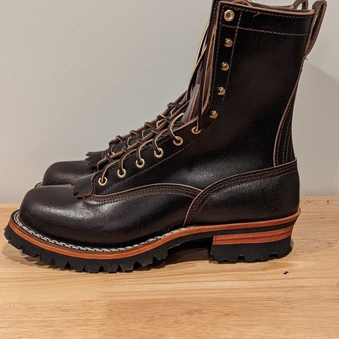 Nicks Lace to Toe Heritage in Horween Brown Waxed Flesh