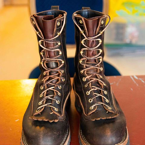 Nicks Lace to Toe Heritage in Horween Brown Waxed Flesh