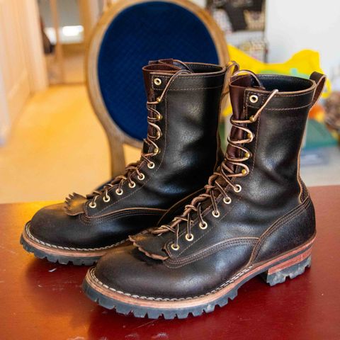 Nicks Lace to Toe Heritage in Horween Brown Waxed Flesh