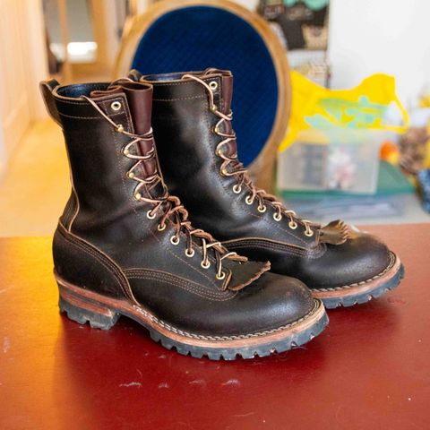 Nicks Lace to Toe Heritage in Horween Brown Waxed Flesh