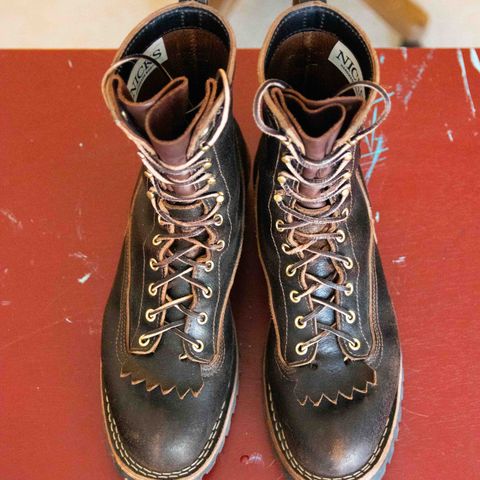 Nicks Lace to Toe Heritage in Horween Brown Waxed Flesh