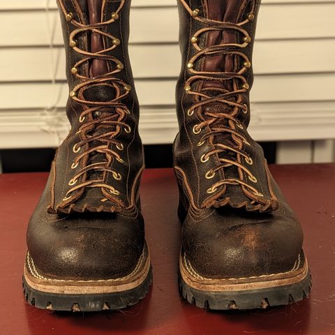 Nicks Lace to Toe Heritage in Horween Brown Waxed Flesh