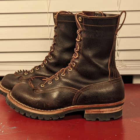 Nicks Lace to Toe Heritage in Horween Brown Waxed Flesh