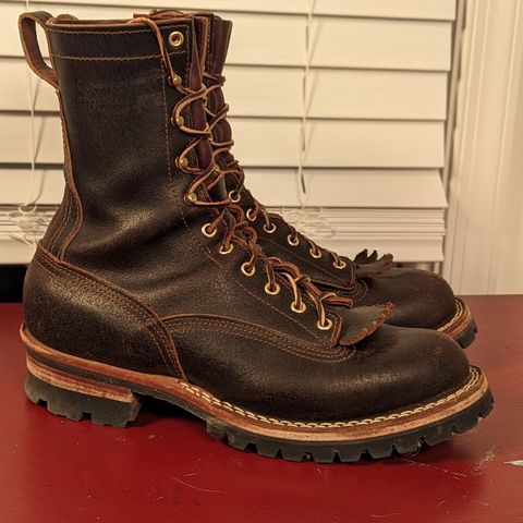 Nicks Lace to Toe Heritage in Horween Brown Waxed Flesh