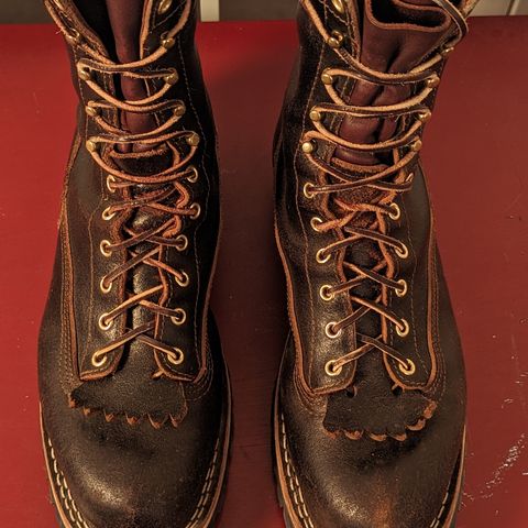 Nicks Lace to Toe Heritage in Horween Brown Waxed Flesh