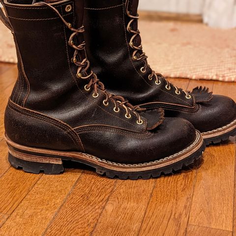 Nicks Lace to Toe Heritage in Horween Brown Waxed Flesh