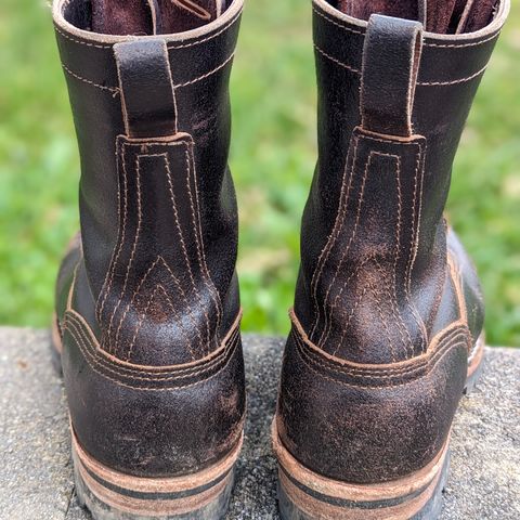 Nicks Lace to Toe Heritage in Horween Brown Waxed Flesh