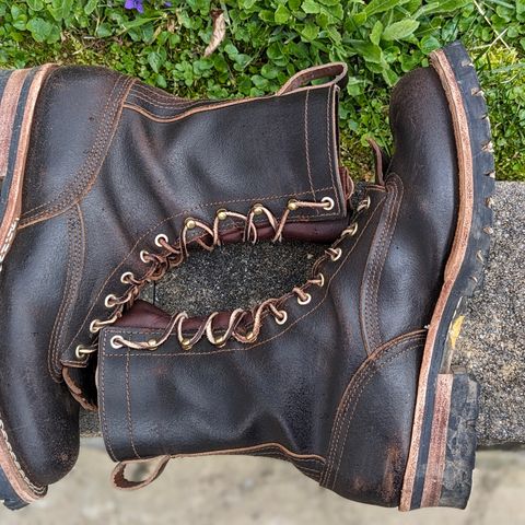 Nicks Lace to Toe Heritage in Horween Brown Waxed Flesh