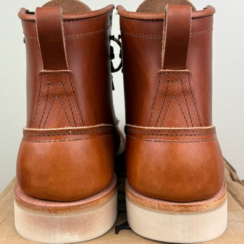 View photo of Nicks Moc Toe in Wickett & Craig Natural Double Stuffed