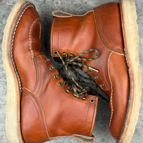 View photo of Nicks Moc Toe in Wickett & Craig Natural Double Stuffed