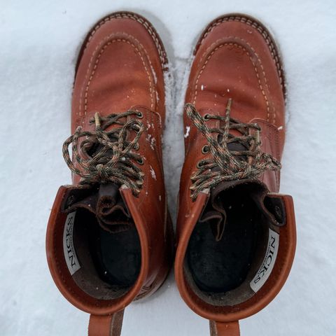 View photo of Nicks Moc Toe in Wickett & Craig Natural Double Stuffed