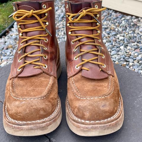 View photo of Nicks Moc Toe in Seidel 1964 Brown Roughout