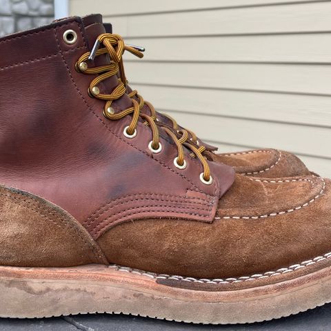 View photo of Nicks Moc Toe in Seidel 1964 Brown Roughout