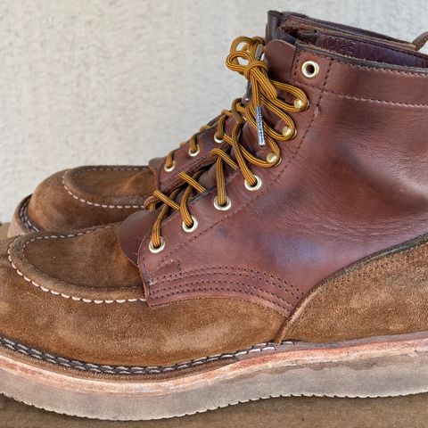 View photo of Nicks Moc Toe in Seidel 1964 Brown Roughout