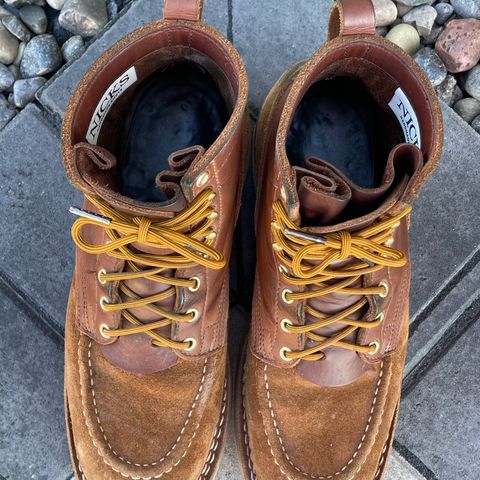 View photo of Nicks Moc Toe in Seidel 1964 Brown Roughout