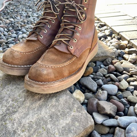 View photo of Nicks Moc Toe in Seidel 1964 Brown Roughout