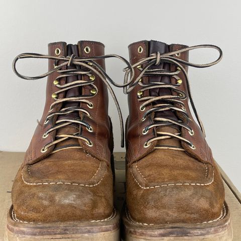 View photo of Nicks Moc Toe in Seidel 1964 Brown Roughout