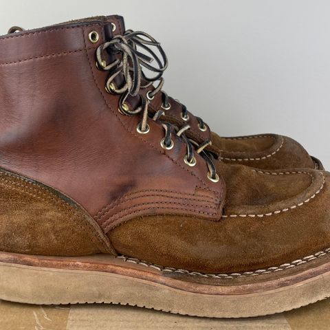 View photo of Nicks Moc Toe in Seidel 1964 Brown Roughout