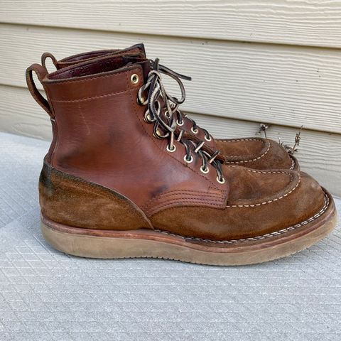 View photo of Nicks Moc Toe in Seidel 1964 Brown Roughout