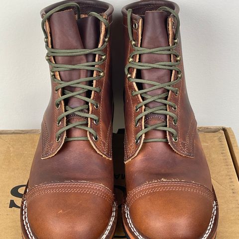 View photo of Nicks Lace Up Heritage in Wickett & Craig Buck Brown Double Stuffed