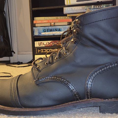 Red Wing Iron Ranger in S.B. Foot Charcoal Rough and Tough